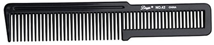 Diane Flat Top Comb, Black (Pack of 24)