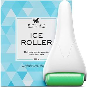 Ice Roller for Face and Body Massage with 2 Heads - Instantly Cool, Invigorate and Lift Puffy, Sagging Skin - Promotes Tightening and Wrinkle Prevention