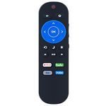 Replacement Remote Control Applicable for Sanyo Roku Smart TV FW40R49F FW50R79FC FW40R48FC FW65R70F FW32R19F FW50R71F FW32R18FC FW55R70F FW40R49FC