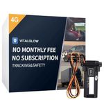 Wired GPS Tracker for Vehicles, No Monthly Fee, No Subscription with Real-Time Tracking, 4G SIM and Data Included, Trip History, GeoFence, Driving Alerts, IP67 Waterproof, Global Coverage