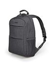 Port Designs 135075 Sydney Backpack Business Laptop Bag 15.6 Inch College Professional Rucksack Casual Daypack with Adjustable and Padded Shoulder Straps for Men/Women - Grey
