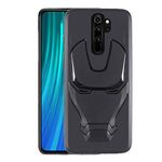 VIDO 3D Iron Man Avengers Back Case Cover | 360 Degree Protection | Shock Proof | Screen & Camera Protection | Soft Silicon Rubberised Back Cover for Xiaomi Redmi Note 8 Pro