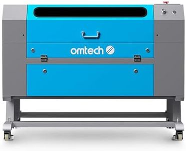 OMTech 60W CO2 Laser Engraver, 500x700 mm Laser Marking Machine with Air Assist Digital Controller 2 Way Pass RDWorks, Laser Engraver Cutter for Wood Acrylic Fabric(Without Forklift Unloading)