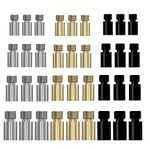 36PCS Dart Weights Brass Gold Silver Black 1.5/2/2.5/3 Gram Weights 2BA Thread Universal Dart Weight Gain Accessories Copper Darts Adjust Gram Weight & Length Dart Accessories Dart Add Accentuator