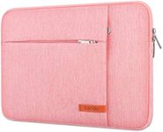 Lacdo 15.6 inch Laptop Sleeve Notebook Case for 15.6" Acer Aspire 3 5 7, ASUS VivoBook 15/ROG/TUF, Lenovo IdeaPad V145, HP Elitebook 850, Samsung Chromebook 4, Dell MSI Protective Computer Bag, Peach