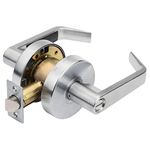 Dynasty Hardware AUG-20-26D Grade 2 Commercial Duty Privacy Lever Door Lock, ADA, Satin Chrome Finish