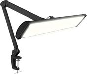 Neatfi 3,500 Lumens LED Desk Lamp – 45W Dimmable Task Light | Adjustable Color Temperature | 3 Light Modes | 540 SMD LEDs | Reading, Craft, Workbench & Office (Black-CCT, 26-Inch Wide Shade)