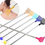 COUNTRY HUB Itching Hand Stick/ Khujli Stick/Back Itching Stick Long/Khujali Hand Plastic Back Scratcher With Back Massager ,Itching Stick Quantity - 6