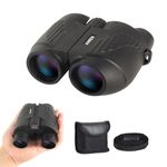 AWEN 20X25 Compact Binoculars for Adults and Kids,Large Eyepiece Waterproof Binocular，Easy Focus Small Binoculars for Bird Watching,Hiking and Concert