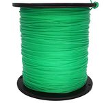 KAKO 080 Trimmer Line Round Weed Wacker String .080-Inch-by-2000-ft-5Lb Commercial Grade Round String Trimmer Line, Weed Eater String .080 Fits Most String Trimmer(Green)