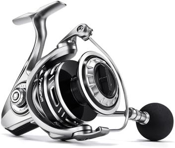 Piscifun NautiX Spinning Reel, Aluminum Spinning Fishing Reel, CNC Aluminum Gear, 33LBs Max Drag, 8+1 Sealed BB, 5.4:1 Gear Ratio, Smooth Powerful Freshwater Saltwater Spinning Reel, 6000 Series