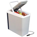 Koolatron 17 L Portable Cool Box - 12 V Electric Fridge For Car, Camping, Travel, Insulated Hard Sided Refrigerator For Vehicle, Boat, Truck, Warming & Cooling, 220 v compatible