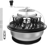 Simple Deluxe 16 Inch Bud Leaf Bowl Trimmer, Clear Visibility Dome, Sharp Stainless Steel Blades and Hand Pruner, Twist Spin Cut Leaves, Buds, Flowers, Hydroponics Plants