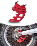 JFG Racing Motorcycle Rear Brake Disc Guard Aluminum Rear Disc Protector for CRF300L 2021-2024, CRF250L 2012-2021, CRF250RALLY 2017-2021 Dirt Bike Red