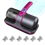 FulnES Household High-Frequency Strong Mite Removal Instrument, Bed Vacuum Cleaner With UV Light, Handheld Vacuum Cleaner, Double Beat Cordless, for Mattresses Carpets Bed Sheets Sofa