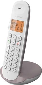 Logicom ILOA 150 Teléfono Fijo inalámbrico sin contestador - Solo - Teléfonos analógicos y dect - Gris Pardo