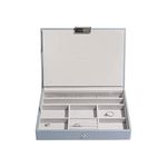 Stackers Dusky Blue Classic Medium Jewellery Box Lid