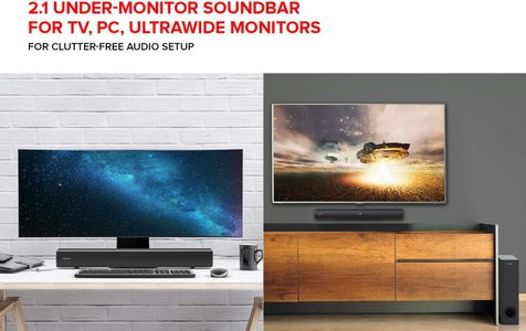 CREATIVE Stage 2.1 Soundbar with Subwoofer – Powerful Home Audio