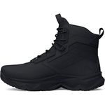 Under Armour Men's Stellar G2 6" Lace Up Military and Tactical Boot, (001) Black/Black/Pitch Gray, 10