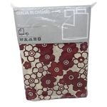 Ikea Tanja Blommig King Size Quilt Cover & 2 King Pillowcases 100% Cotton Bed