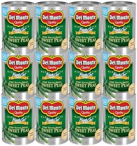 Del Monte Very Young Sweet Peas, 8.5 oz, Can (12 Pack)