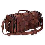 Handmade Vintage Travel Luggage 30 Inch Duffel Gym Sports Bag