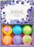 Bath Bombs Gift Set - Ultra Bubble XXL Fizzies (6 x 4.1 oz) with Natural Dead Sea Salt Cocoa and Shea Essential Oils, The Best Birthday Gift Idea for Her/Him, Wife, Girlfriend, Women, Kids