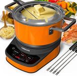 GREECHO Fondue Pot Electric Set, 2.