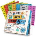 Poetry Tiles - Kids Word Play - 632 Fridge Magnets for Kids - Explore Sentence Building, Writing, and Imaginations with Magnet Words for Your Refrigerator - Includes Color-Coded Words and Phrases