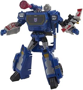 Transformers - Bumblebee Cyberverse Adventures - 5' Deluxe Class Soundwave - Sound Blast Action Attack - Action and Toy Figures - Toys for Kids - F0509 - Ages 6+