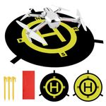 Yoirzit Drone Landing Pad, Foldable Waterproof Mat for DJI Mini 3 Pro, Mini 2, MAVIC 3, Air 2S, FPV, Mavic Mini 2, Mavic Mini, 55 cm Diameter