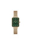 Daniel Wellington Quadro 20X26 mm Rose Gold Green Watch for Women