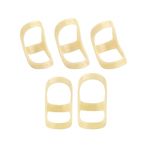 SECRET DESIRE 5Pcs Oval Finger Splint Comfort Protection 3 Point Finger Straightener Brace