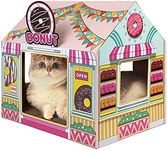 SEKAM Cardboard Cat House with Scra