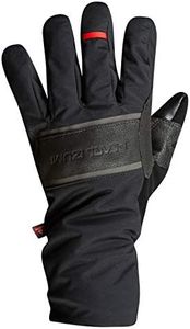 PEARL IZUMI Men's Gel Gloves, Insulated Cycling Glove, AmFIB, Ax Suede Laredo Palm, Touchscreen Compatibility, Black, Medium