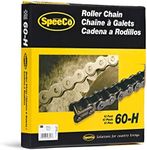 SpeeCo S06603 #60-H Roller Chain x 10 Feet with Connecting Link