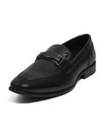 Monte Carlo Mens Black Solid Slip on Genuine Leather Penny Loafers (201821FW-2-8)