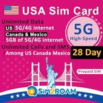 USA Canada Mexico T-Mobile SIM Card