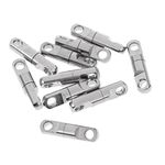 Meri SHOPP 10Pcs Fishing Ball Bearing Swivels Heavy Duty Fishing Swivels 3.5Mm Silver Metal Sporting Goods | Fishing | Terminal Tackle | Swivels & Snaps