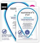 Summer's Eve, Ultimate Odor Control, Daily Feminine Wipes with Boric Acid, Removes Odor, On-the-go Body Wipes with pH Balance, 12 ct