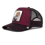 Goorin Bros. The Farm Adjustable Snapback Mesh Trucker Hat, Wine Boss, One Size