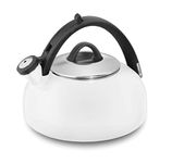 Cuisinart CTK-EOS2W Peak Porcelain Enamel on Steel Tea Kettle, White