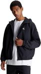 Calvin Klein Jeans Men Jacket Windbreaker for Transition Weather, Black (Ck Black), M