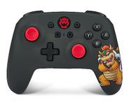 PowerA Wireless Nintendo Switch Controller - King Bowser, AA Battery Powered (Battery Included), Nintendo Switch Pro Controller, Mappable Gaming Buttons, Officially Licensed by Nintendo