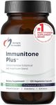Designs for Health Herbal Immune Support with Mushrooms, Echinacea, Green Tea, Astragalus + Elderberry - Immunitone Plus Pills - Non-GMO Supplement (120 Capsules)