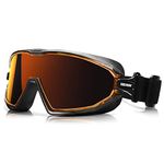 ToolFreak Safety Goggles Mid Size Rated to UKCA, UKNI, CE EN166 B for Impact and Filters Out 99.9% UVA/UVB, Direct Vented, Oleophobic Lens, Includes Case (Red Mirror Polarized Lens)