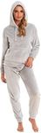 KATE MORGAN Womens Pyjamas Warm Fle