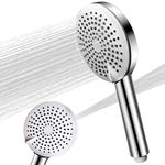 MOSSNDAR Shower Head, 5 Modes High Pressure Shower Head with Unique Power Jet and Pause Funtion, Power Large Shower Head for Low Water Pressure, Water Saving Replacement Handheld Shower Head Universal