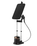 Rowenta IXEO Steamer for Clothes with Ironing Board 65 Inches 45 Second Heatup, 1 Liter Capacity 1500 Watts Ironing, Portable, Fabric Steamer, Garment Steamer, Adjustable QR1410,Black