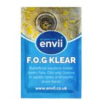 Envii Fog Klear – Strong Drain Odour Remover & Unblocker, Enzyme Drain Cleaner Breaks Down Grease & Fats in Kitchen Drains & Septic Tanks, 12 Tablets